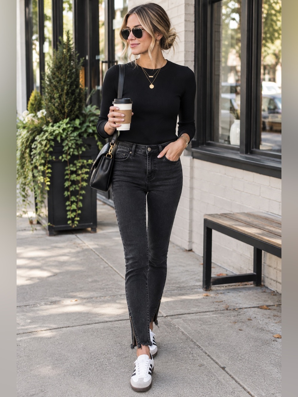 American Eagle Outfitters Black Skinny Jeans Size 8R